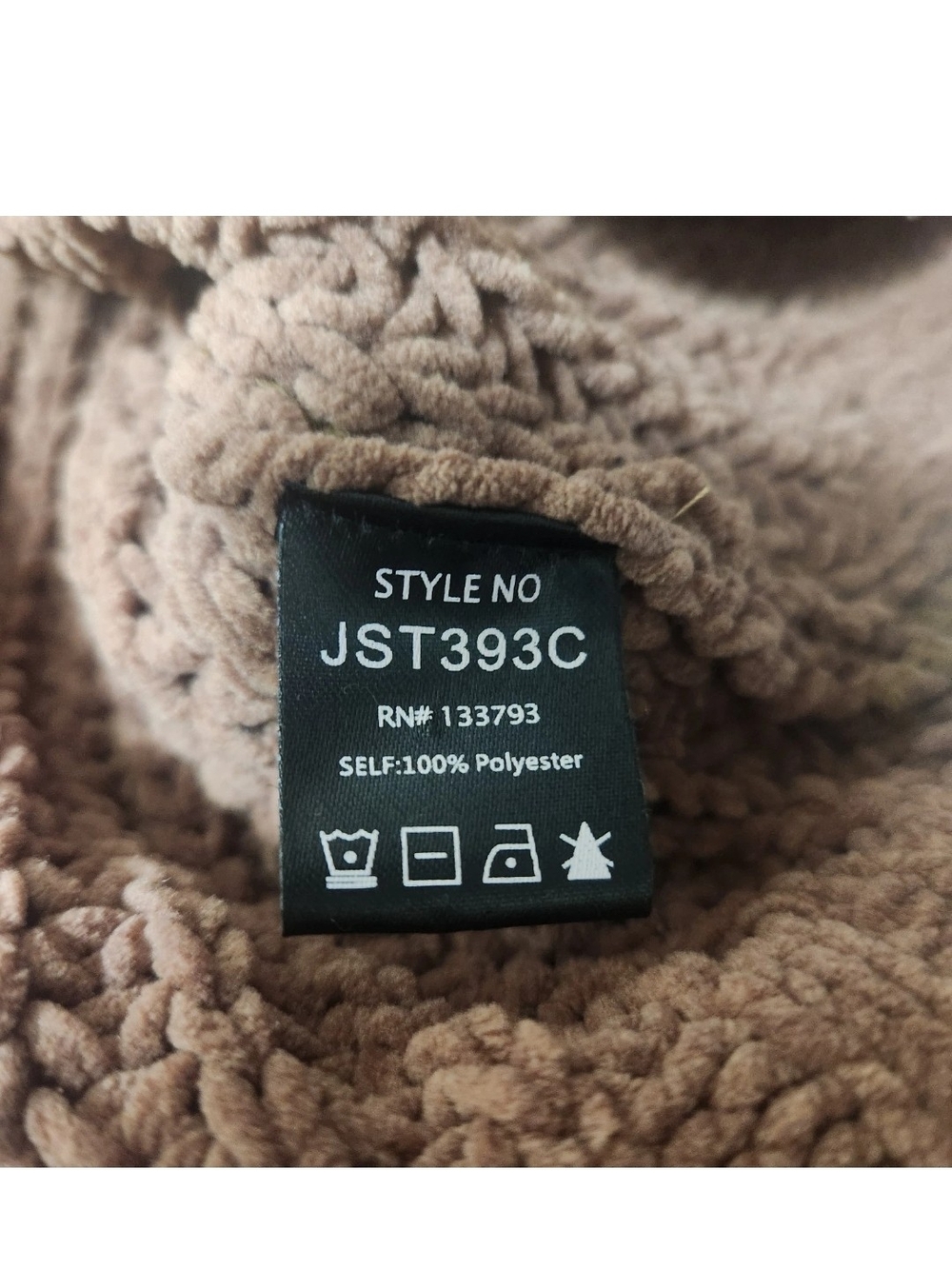 POL Canyon Rose Chenille Sweater L Colorblock Oversized Turtleneck Cozy Winter - Picture 14 of 14